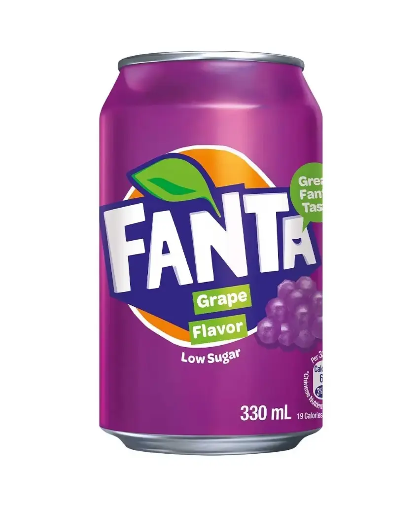 芬達葡萄口味汽水1瓶