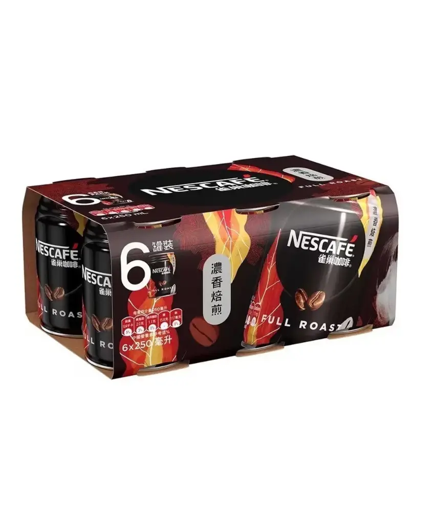 雀巢深度烘焙咖啡250ml×6瓶